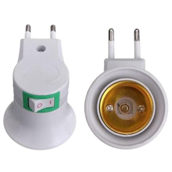 smart home control e27 led light male socket to eu type plug adapter converter bulb lamp holder
smart home control e27 led light male socket to eu type plug adapter converter bulb lamp holder