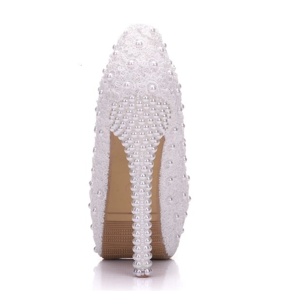 sandals wedding pumps sweet white flower pearl platform heeled pump shoes bride lace high heels, Black
sandals wedding pumps sweet white flower pearl platform heeled pump shoes bride lace high heels, Black