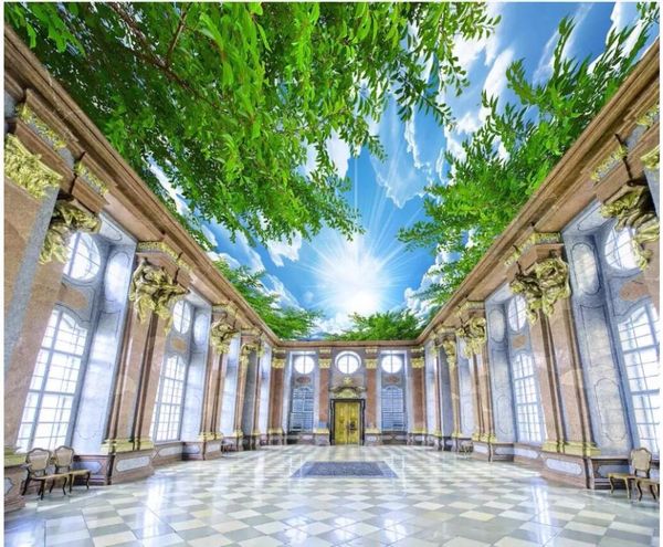 custom po 3d ceiling murals wall paper sky under the forest blue white clouds wallpaper for living room wallpapers
custom po 3d ceiling murals wall paper sky under the forest blue white clouds wallpaper for living room wallpapers