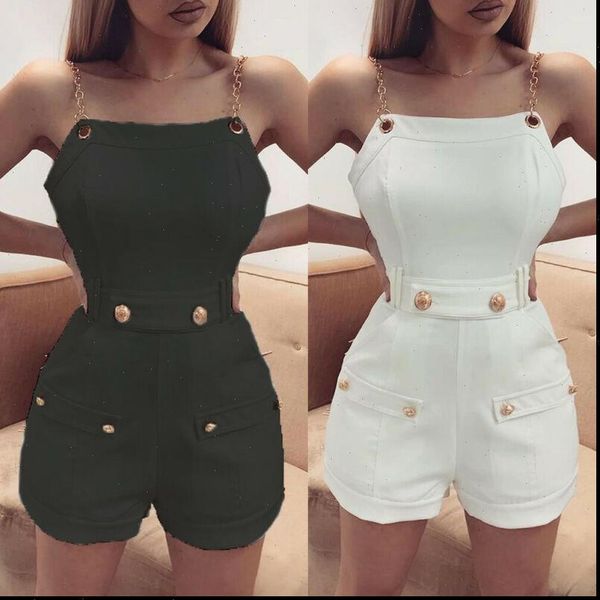 modis sleeveless short casual women romper mini playsuits high waist button ladies overall streetwear, Black;white
modis sleeveless short casual women romper mini playsuits high waist button ladies overall streetwear, Black;white