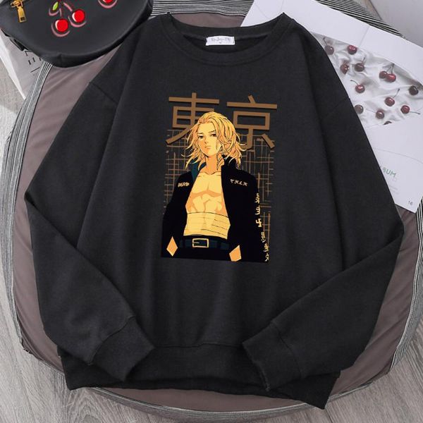 men's hoodies & sweatshirts anime tokyo revengers print hoodie autumn harajuku retro street casual men clothing oversized tracksuit for, Black
men's hoodies & sweatshirts anime tokyo revengers print hoodie autumn harajuku retro street casual men clothing oversized tracksuit for, Black
