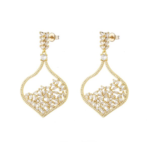 arrival trendy jewelry gold copper white cubic zirconia water drop shape for women fashion party anniversary gift, Golden
arrival trendy jewelry gold copper white cubic zirconia water drop shape for women fashion party anniversary gift, Golden