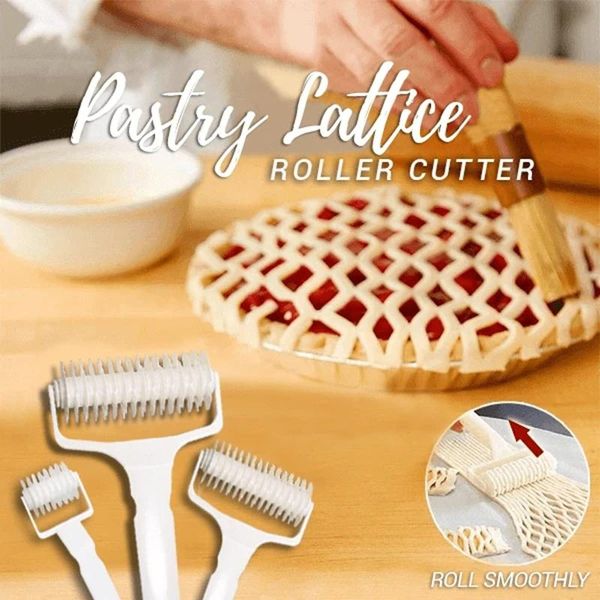 roll smooth lattice roller cutter cookie pie pizza 3 size pastry decorating baking kitchen accessories & tools
roll smooth lattice roller cutter cookie pie pizza 3 size pastry decorating baking kitchen accessories & tools
