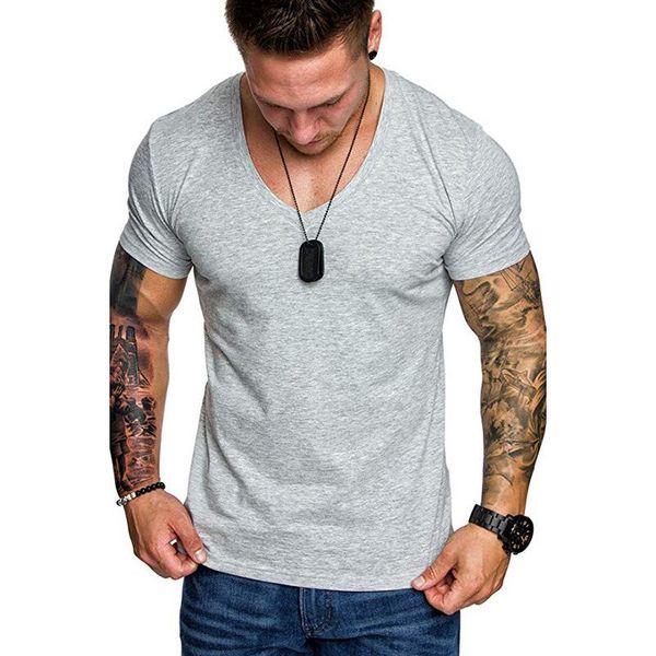 men's t-shirts 2021 men t shirt fitness mens v neck man t-shirt for male tshirts m-3xl, White;black
men's t-shirts 2021 men t shirt fitness mens v neck man t-shirt for male tshirts m-3xl, White;black