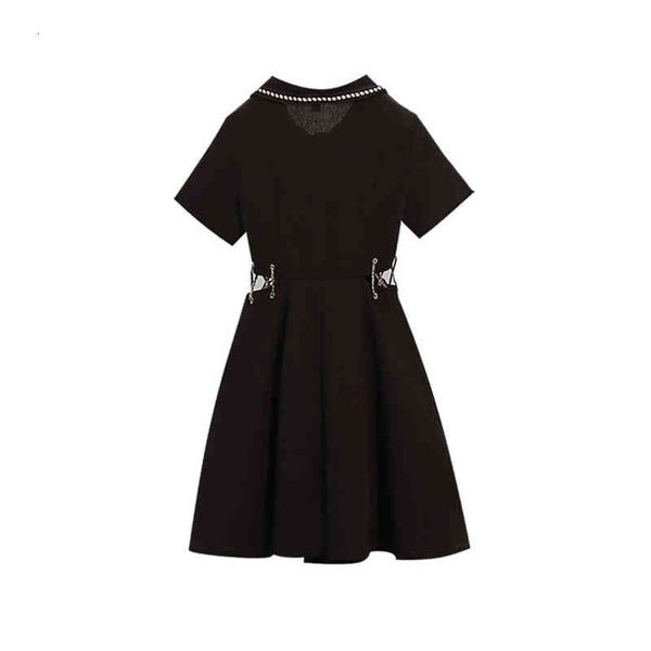 casual dresses plus size gothic women dress fashion hepburn style polo exposed waist streetwear korean summer mini vestidos orqq, Black;gray
casual dresses plus size gothic women dress fashion hepburn style polo exposed waist streetwear korean summer mini vestidos orqq, Black;gray
