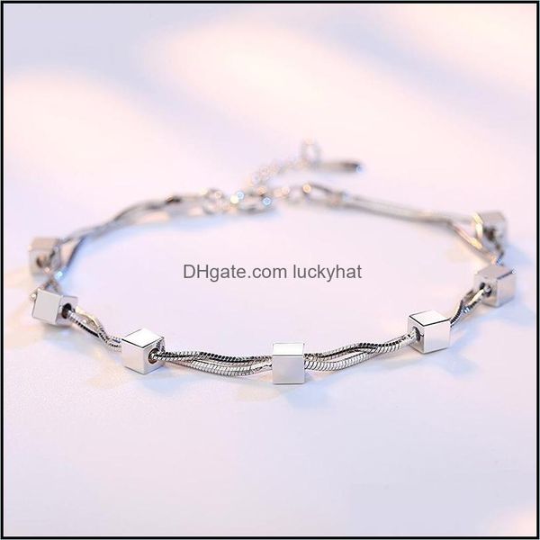 link bracelets jewelrylink chain fashion love window magic square bracelet female korean sweet double snake pentagram hand aessories drop, Black
link bracelets jewelrylink chain fashion love window magic square bracelet female korean sweet double snake pentagram hand aessories drop, Black