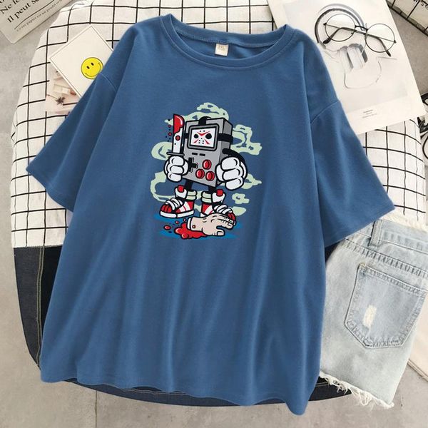 game console jason hip hop printing female tshirts fashion t-shirts soft tee clothes breathable summer oversize women's t-shirt, White
game console jason hip hop printing female tshirts fashion t-shirts soft tee clothes breathable summer oversize women's t-shirt, White