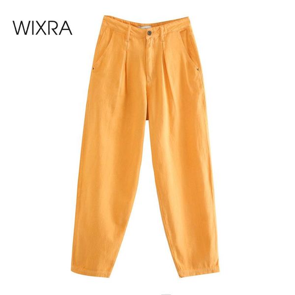 women's pants & capris wixra womens loose summer color cotton street style 2021 spring button zipper solid ankle length trousers, Black;white
women's pants & capris wixra womens loose summer color cotton street style 2021 spring button zipper solid ankle length trousers, Black;white