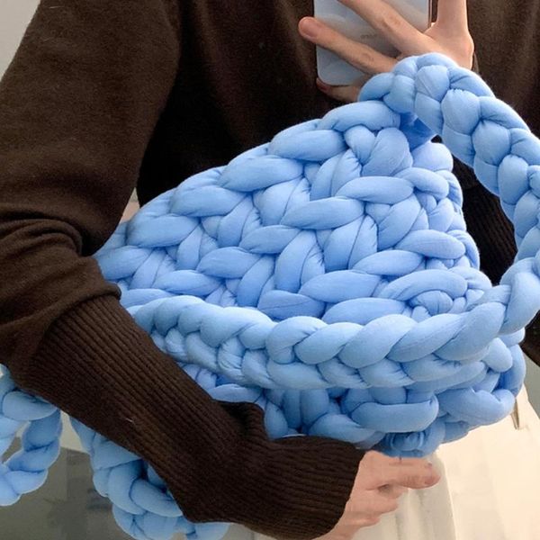 evening bags fashion thick rope knitting women shoulder bag brands designer wool woven crossbody for 2021 large capacity tote
evening bags fashion thick rope knitting women shoulder bag brands designer wool woven crossbody for 2021 large capacity tote