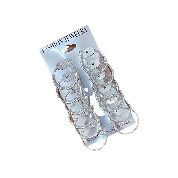 hoop & huggie 6pairs/set 2021 punk hoopearrings set big circle earrings jewelry for women girls steampunk ear clip punkearring fashion, Golden;silver
hoop & huggie 6pairs/set 2021 punk hoopearrings set big circle earrings jewelry for women girls steampunk ear clip punkearring fashion, Golden;silver