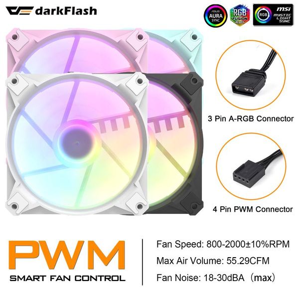 darkflash 4pin pwm 5v 3pin argb computer heatsink cooler radiator 12cm cooling fan for chassis pc case water accessories fans & coolings
darkflash 4pin pwm 5v 3pin argb computer heatsink cooler radiator 12cm cooling fan for chassis pc case water accessories fans & coolings