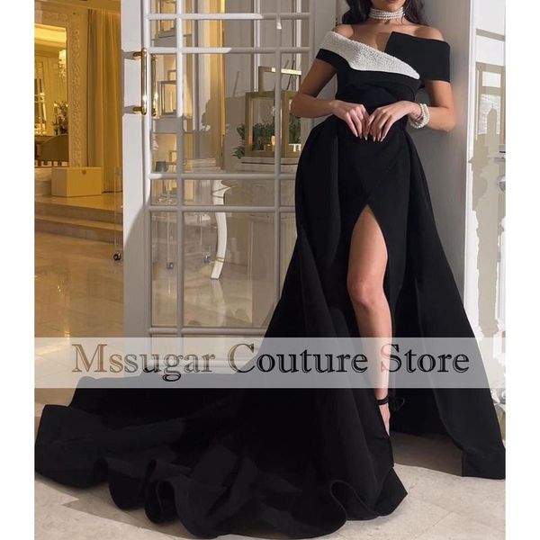party dresses 2021 strapless prom beading high split celebrity dress robe de bal forme sirène, White;black
party dresses 2021 strapless prom beading high split celebrity dress robe de bal forme sirène, White;black