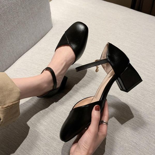 dress shoes women's summer brand comfortable sandals back strap women office shallow med heel pumps ladies mujer size 31-43, Black
dress shoes women's summer brand comfortable sandals back strap women office shallow med heel pumps ladies mujer size 31-43, Black