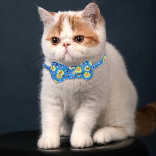 cat collars & leads blue fabric print collar multicolor bow teddy chihuahua with adjustable kitten tie decoration accessories
cat collars & leads blue fabric print collar multicolor bow teddy chihuahua with adjustable kitten tie decoration accessories