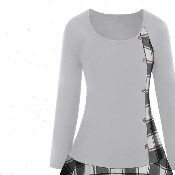t womens shirt women autumn plus size plaid flounce tunic checked panel sweetheart neck long sleeve female 45, White
t womens shirt women autumn plus size plaid flounce tunic checked panel sweetheart neck long sleeve female 45, White