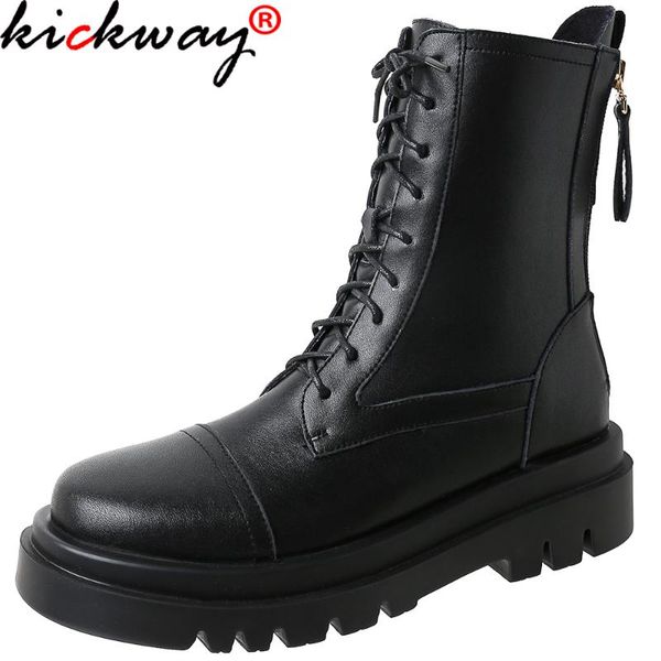 boots kickway mature retro concise women ankle high heels autumn winter genuine leather cross-tied casual shoes woman 43, Black
boots kickway mature retro concise women ankle high heels autumn winter genuine leather cross-tied casual shoes woman 43, Black