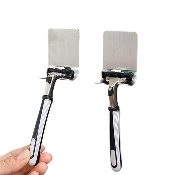 hooks & rails stainless steel razor bracket for men's shaver holder shelf bathroom wall adhesive storage hook kitchen hanger rack
hooks & rails stainless steel razor bracket for men's shaver holder shelf bathroom wall adhesive storage hook kitchen hanger rack