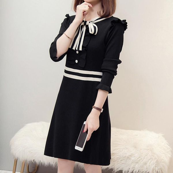 casual dresses women knitted sweater dress 2021 long sleeve lace-up bottoming spring autumn ladies slim a line clothes, Black;gray
casual dresses women knitted sweater dress 2021 long sleeve lace-up bottoming spring autumn ladies slim a line clothes, Black;gray