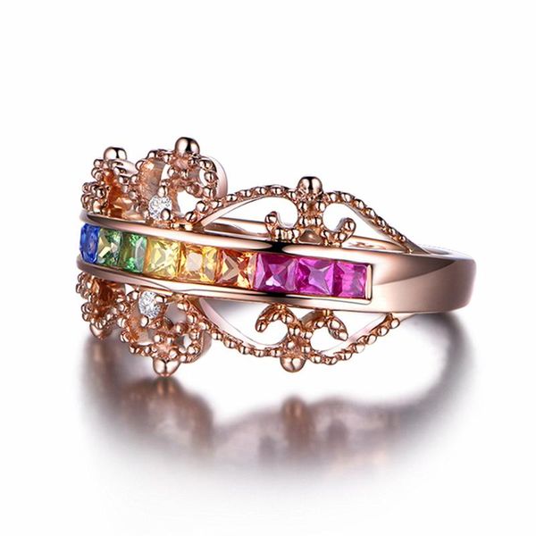 cluster rings selling european and american fashion inlaid zircon high-end rose plated ring jewelry women men, Golden;silver
cluster rings selling european and american fashion inlaid zircon high-end rose plated ring jewelry women men, Golden;silver
