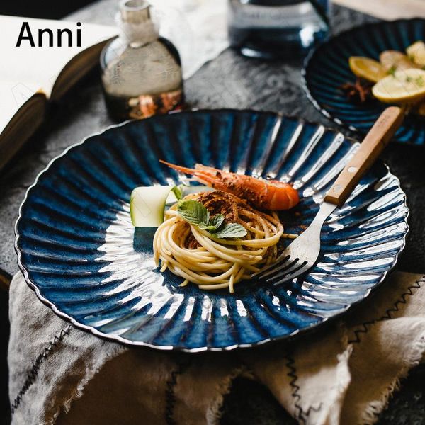 dishes & plates kiln change craft ceramic nordic modern blue chrysanthemum decorative steak pasta dinner plate restaurant serving tray
dishes & plates kiln change craft ceramic nordic modern blue chrysanthemum decorative steak pasta dinner plate restaurant serving tray