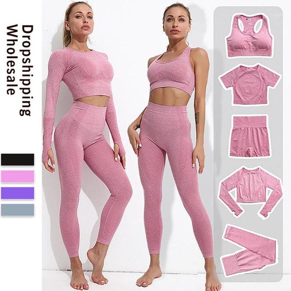 yoga outfit seamless set fitness women's tracksuit female long sleeve crop high waist sports leggings workout suits gym sportswear
yoga outfit seamless set fitness women's tracksuit female long sleeve crop high waist sports leggings workout suits gym sportswear