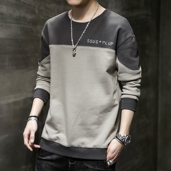 hoodies & sweatshirts sweater men's autumn new round neck long sleeve t-shirt korean casual bottomed shirt fashion wear, Black
hoodies & sweatshirts sweater men's autumn new round neck long sleeve t-shirt korean casual bottomed shirt fashion wear, Black