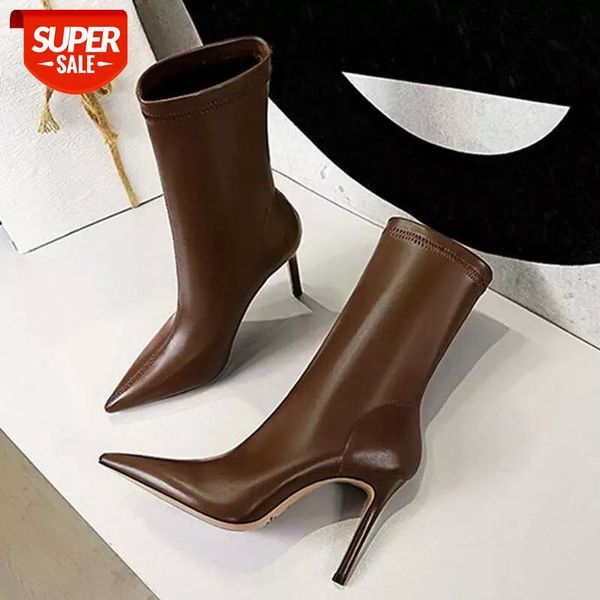spring soft pu leather boots women pointed toe pumps heels fashion ladies party shoes drop ship #1f6f, Black
spring soft pu leather boots women pointed toe pumps heels fashion ladies party shoes drop ship #1f6f, Black