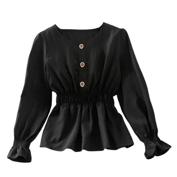 women's blouses & shirts summer casual women blouse decorative buttons breathable stretchy korean style dress for daily life black xxl, White
women's blouses & shirts summer casual women blouse decorative buttons breathable stretchy korean style dress for daily life black xxl, White