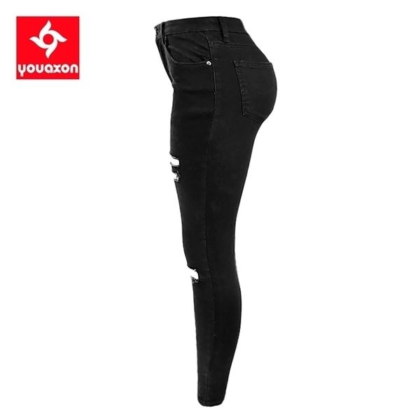 1878 youaxon womens celebrity ripped stretch black destroyed skinny denim pants trousers ferminio jean jeans for women, Blue
1878 youaxon womens celebrity ripped stretch black destroyed skinny denim pants trousers ferminio jean jeans for women, Blue