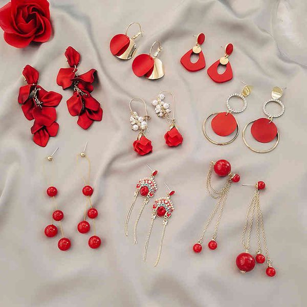 charms earrings 925 silver needle chinese style year red feminine fashion festive creative, Golden
charms earrings 925 silver needle chinese style year red feminine fashion festive creative, Golden