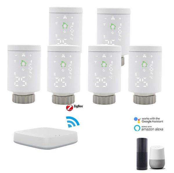 smart home control tuya zigbee3.0 radiator actuator programmable thermostatic valve temperature controller voice via alexa
smart home control tuya zigbee3.0 radiator actuator programmable thermostatic valve temperature controller voice via alexa