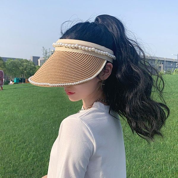 beanies fashion women pearl inlay brim empty hat uv protection straw caps wide curved hollow cap summer travel beach sun hats
beanies fashion women pearl inlay brim empty hat uv protection straw caps wide curved hollow cap summer travel beach sun hats