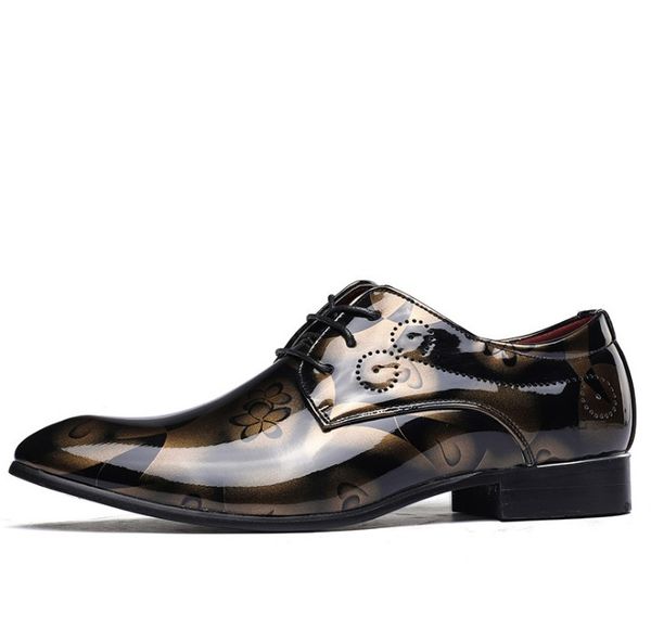 luxury designer men formal shoes fashion patent leather dress business office wedding footwear shoe, Black
luxury designer men formal shoes fashion patent leather dress business office wedding footwear shoe, Black