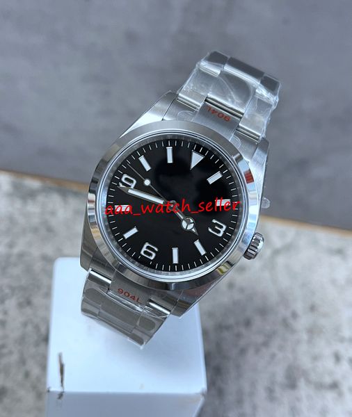 ew factory luxury mens watches 36mm master explorer 124270 114270 smooth bezel 3230 mechanical automatic movement 904l ss sapphire luminous, Slivery;brown
ew factory luxury mens watches 36mm master explorer 124270 114270 smooth bezel 3230 mechanical automatic movement 904l ss sapphire luminous, Slivery;brown