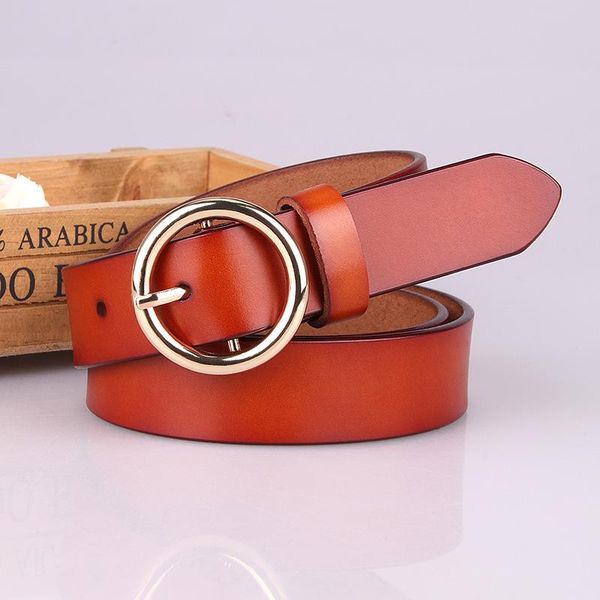 women's real leather belt pure round pin buckle fashion retro ladies py95 belts, Black;brown
women's real leather belt pure round pin buckle fashion retro ladies py95 belts, Black;brown