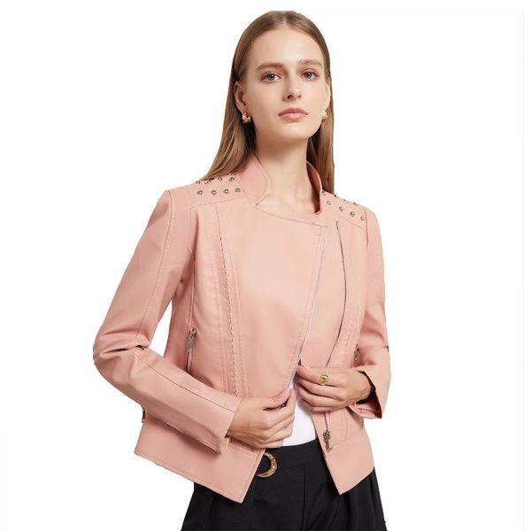 women's jackets lapel rivet pu leather motorcycle jacket windbreaker women moto & biker coat outwear ropa de mujer chaquetas para k08, Black;brown
women's jackets lapel rivet pu leather motorcycle jacket windbreaker women moto & biker coat outwear ropa de mujer chaquetas para k08, Black;brown