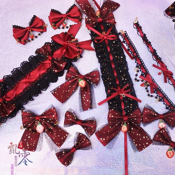 other event & party supplies black sweet strawberry lolita hair band necklace can star moon xingx hairwear side clip kc
other event & party supplies black sweet strawberry lolita hair band necklace can star moon xingx hairwear side clip kc
