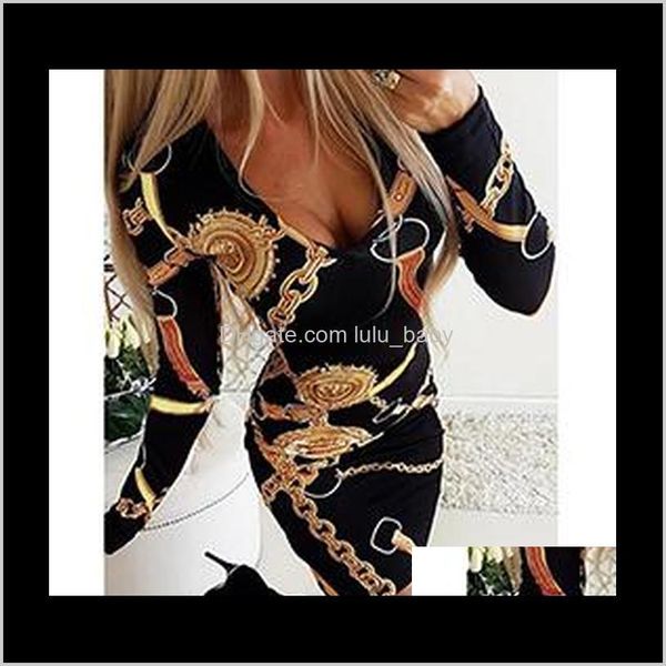 womens clothing apparel drop delivery 2021 summer casual elegant ladies fashion dress chain print long-sleeved tight women short dresses, Black;gray
womens clothing apparel drop delivery 2021 summer casual elegant ladies fashion dress chain print long-sleeved tight women short dresses, Black;gray