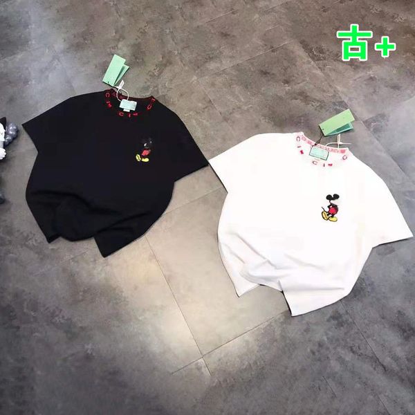 chaopaigu + summer yarn dyed letter thread neckline three dimensional embroidery loose age reducing round neck short sleeve t-shirt, White
chaopaigu + summer yarn dyed letter thread neckline three dimensional embroidery loose age reducing round neck short sleeve t-shirt, White