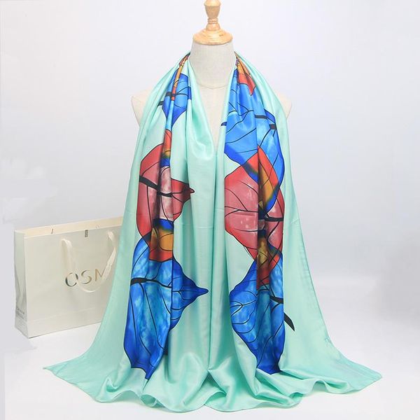 scarves silk scarf women small soft decorative head multicolor stripe print feather flower tree wrap, Blue;gray
scarves silk scarf women small soft decorative head multicolor stripe print feather flower tree wrap, Blue;gray