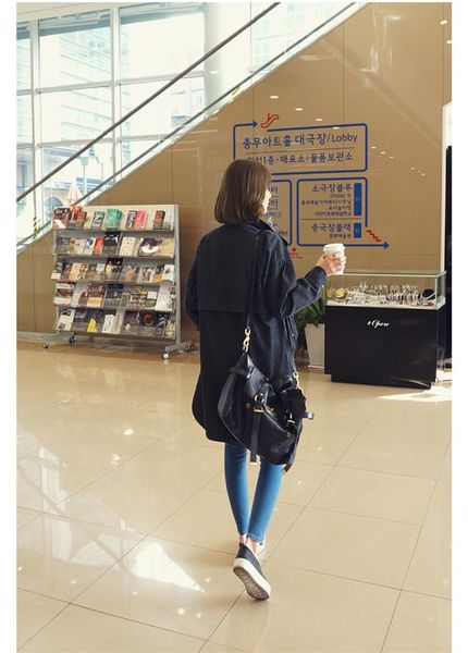 women's trench coats fashion office ladysolid denim coat for women full sleeve loose ladies long windbreaker designer fall, Tan;black
women's trench coats fashion office ladysolid denim coat for women full sleeve loose ladies long windbreaker designer fall, Tan;black