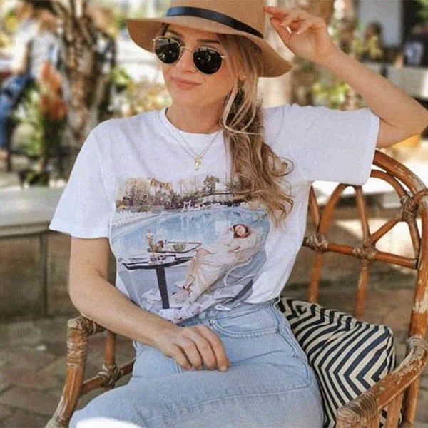 t shirt vintage print t women cotton short sleeve soft round collar classic casual nostalgia summer tees shirt femme, White
t shirt vintage print t women cotton short sleeve soft round collar classic casual nostalgia summer tees shirt femme, White