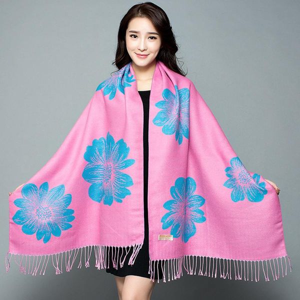 scarves cashmere winter scarf women warm thick designer flower print shawls wraps lady soft blanked scarfs bandana, Blue;gray
scarves cashmere winter scarf women warm thick designer flower print shawls wraps lady soft blanked scarfs bandana, Blue;gray
