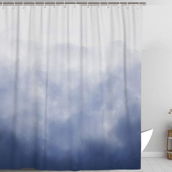 ombre cloud fog shower curtain set, blue gradient fabric shower curtains for bathroom decor, modern bathroom curtains (blue,
ombre cloud fog shower curtain set, blue gradient fabric shower curtains for bathroom decor, modern bathroom curtains (blue,