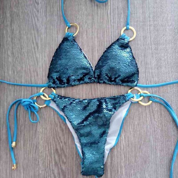 shiny sequins rings bikini women bandage swimsuit female swimwear two pieces bikini set brazilian bathing suit swim lady, White;black
shiny sequins rings bikini women bandage swimsuit female swimwear two pieces bikini set brazilian bathing suit swim lady, White;black