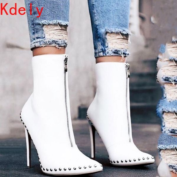 boots winter fashion punk woman martin metal rivets pointed toe stiletto short botas lady nightclub knight shoes m3g3, Black
boots winter fashion punk woman martin metal rivets pointed toe stiletto short botas lady nightclub knight shoes m3g3, Black