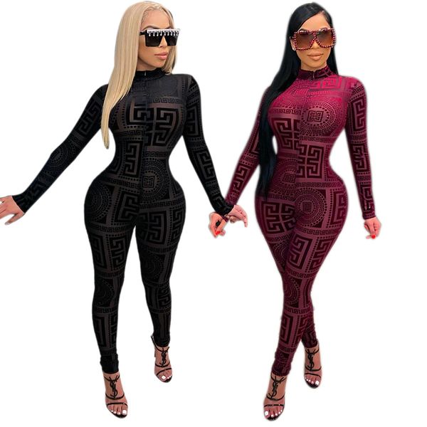 simple pure color high neck long sleeve skinny jumpsuits tight club party lady fashion sheath romper, Black;white
simple pure color high neck long sleeve skinny jumpsuits tight club party lady fashion sheath romper, Black;white