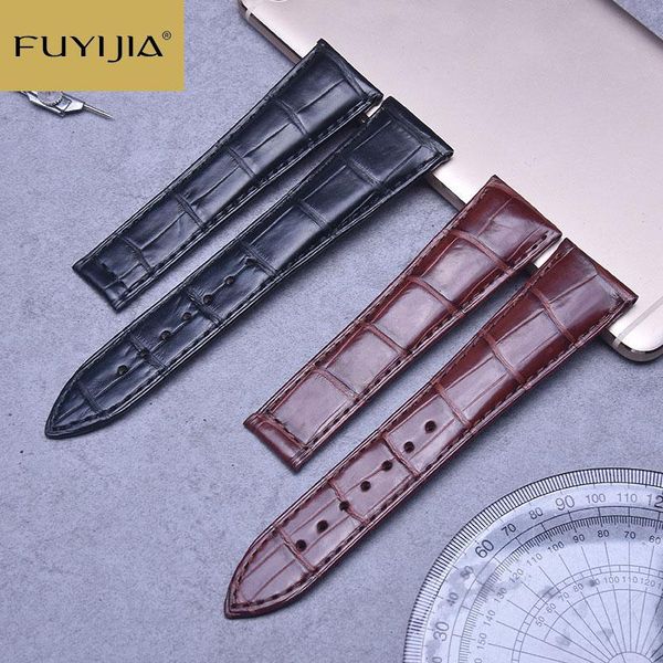 watch bands fuyijia 32mm custom villeret strap genuine alligator watchbands men handmade crocodile leather belt waterproof band 20, Black;brown
watch bands fuyijia 32mm custom villeret strap genuine alligator watchbands men handmade crocodile leather belt waterproof band 20, Black;brown