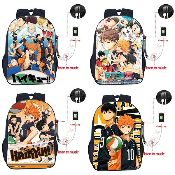 backpack haikyu usb charge men women boys girls double pocket school backpacks lightweight and practical bags
backpack haikyu usb charge men women boys girls double pocket school backpacks lightweight and practical bags