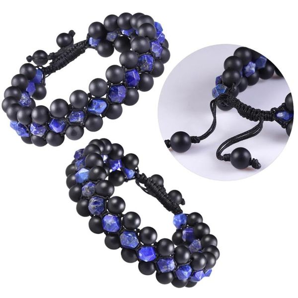 beaded, strands sunyik 8mm handcrafted strand three-layers adjustable nylon bracelet,healing reiki stone friendship love chakra bracelets, Black
beaded, strands sunyik 8mm handcrafted strand three-layers adjustable nylon bracelet,healing reiki stone friendship love chakra bracelets, Black
